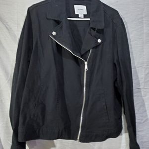 Old navy cotton motorcycle jacket